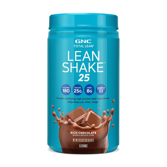 Total Lean | Lean Shake 25 Protein Powder | High-Protein Meal Replacement Shake | Rich Chocolate | 16 Servings